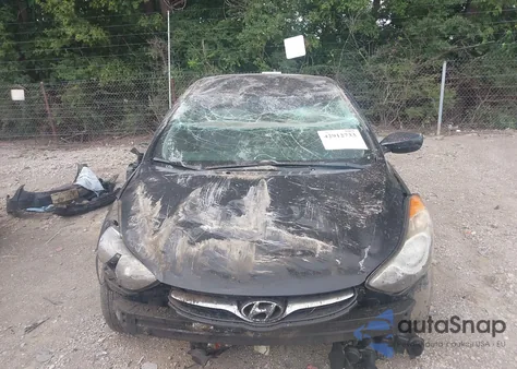 2012 Hyundai Elantra Gls из США, поврежденный, VIN 5NPDH4AE2CH140022